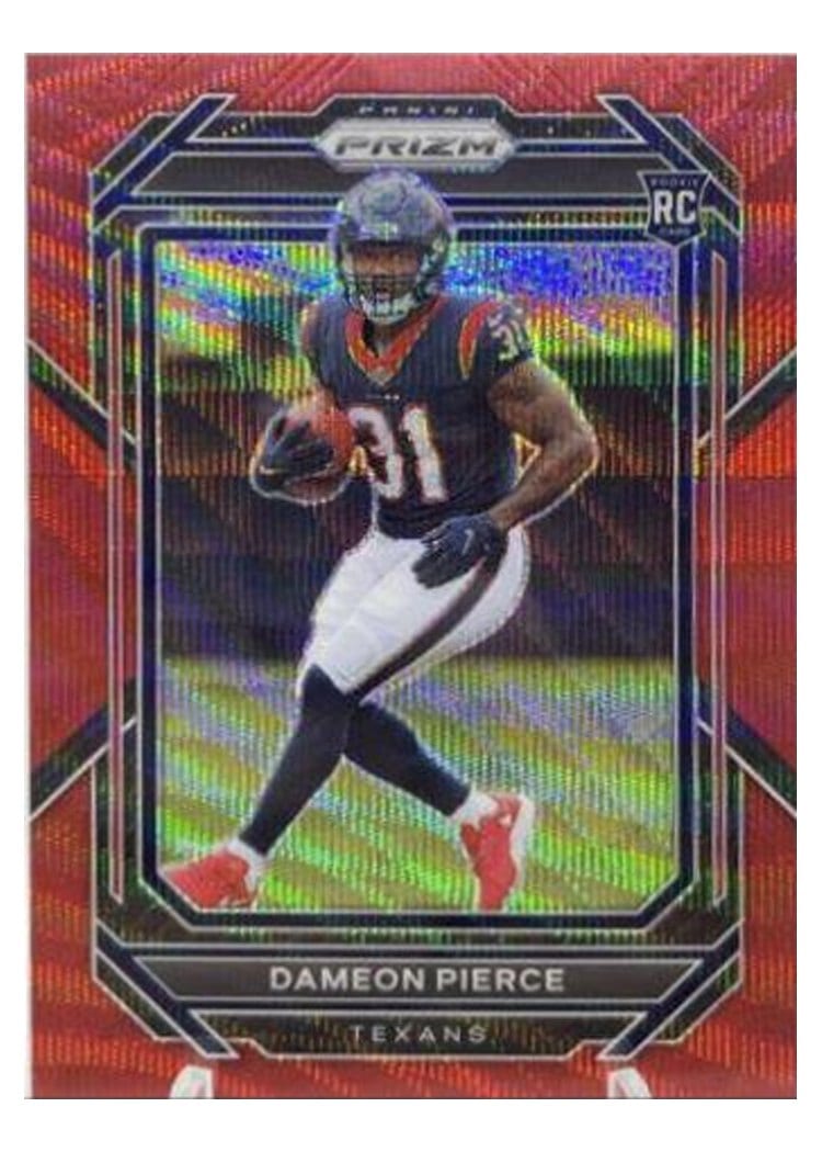 2022 Panini Prizm Base Set Dameon Pierce Red #322 card