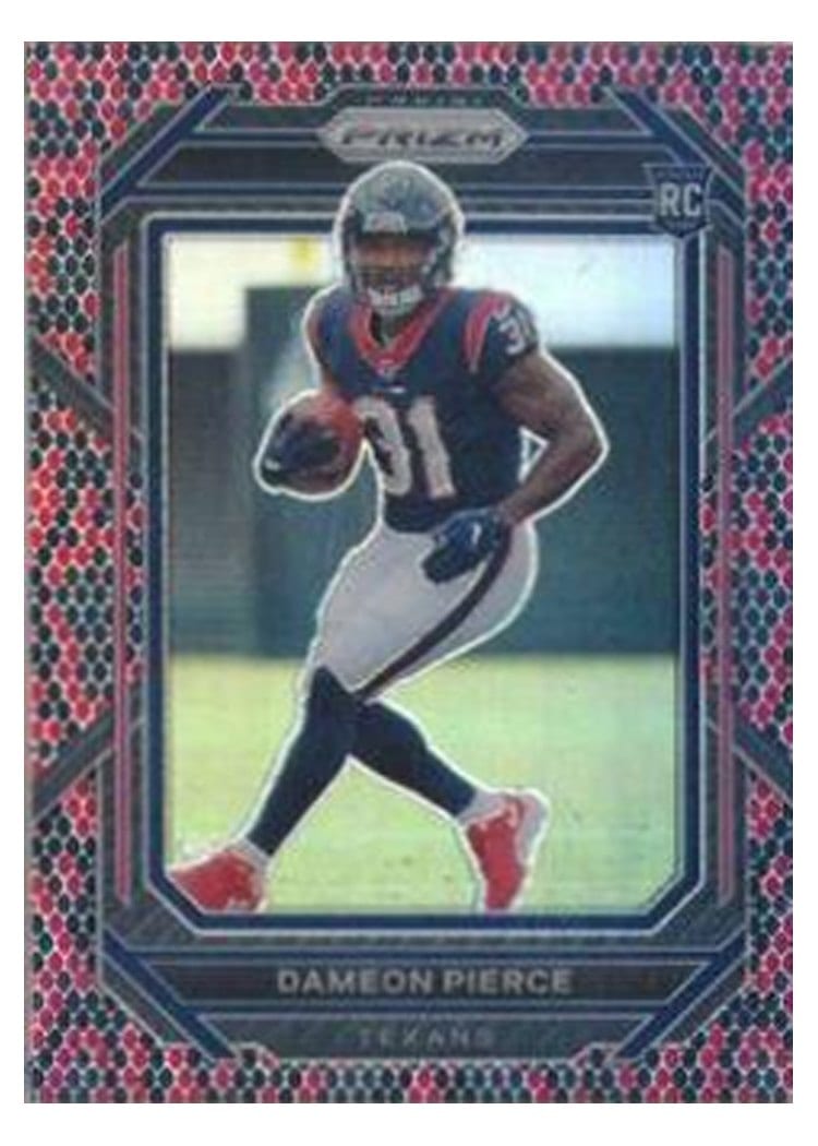 2022 Panini Prizm Base Set Dameon Pierce #322 card