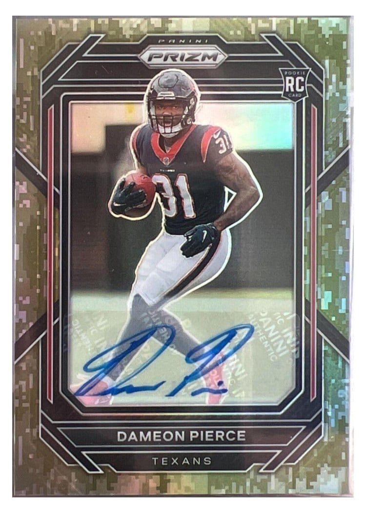 2022 Panini Prizm Base Set Dameon Pierce #322 card