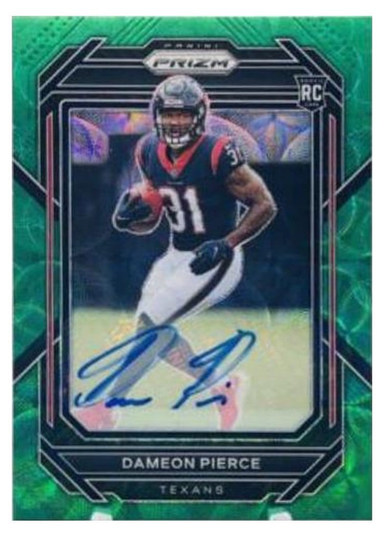 2022 Panini Prizm Base Set Dameon Pierce #322 card