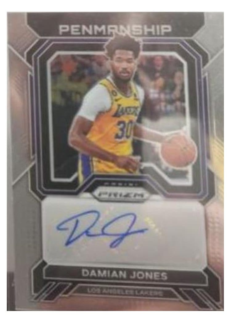 2022-23 Panini Prizm Penmanship Damian Jones #PNM-DMJ card