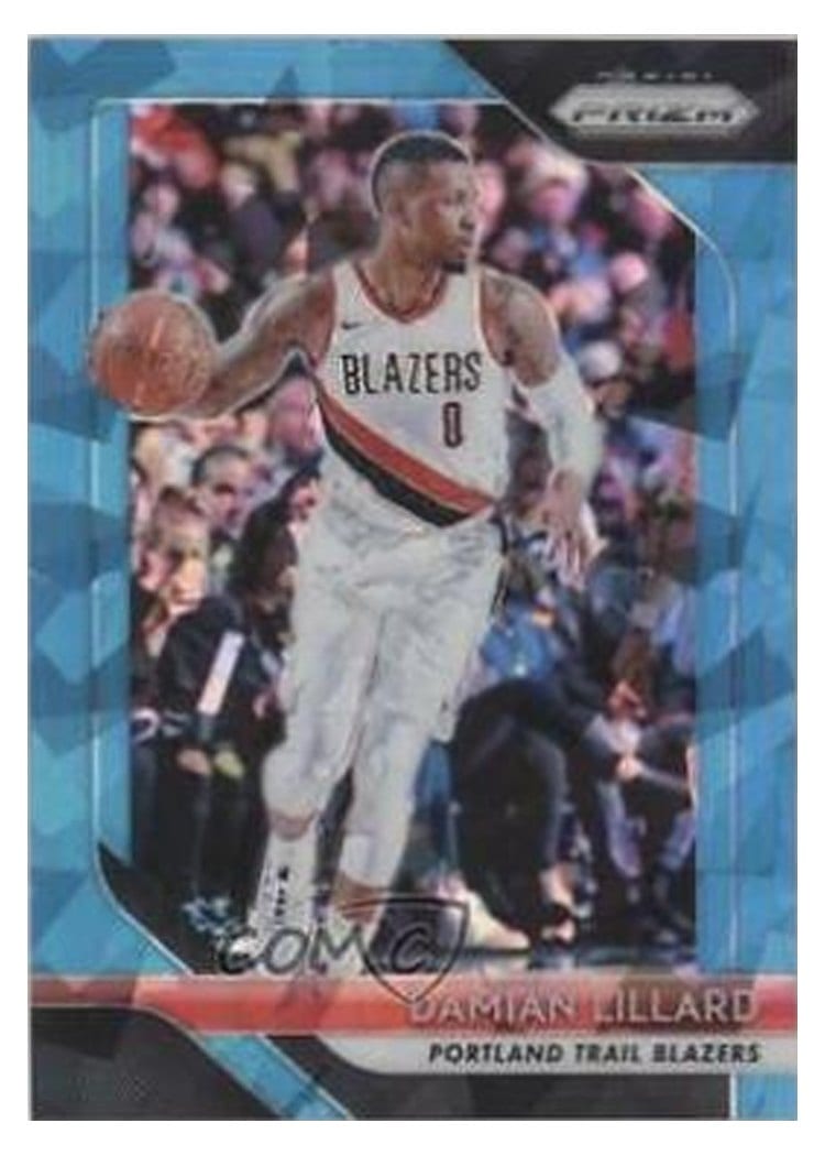 2018-19 Panini Prizm Base Set Damian Lillard #81 card