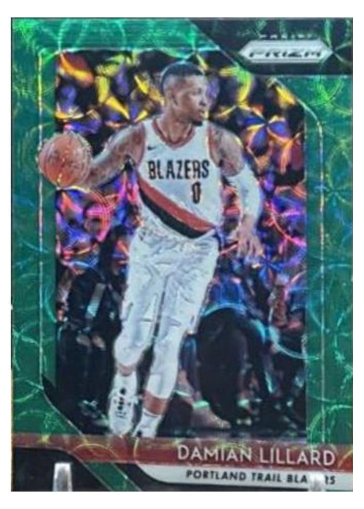 2018-19 Panini Prizm Base Set Damian Lillard #81 card