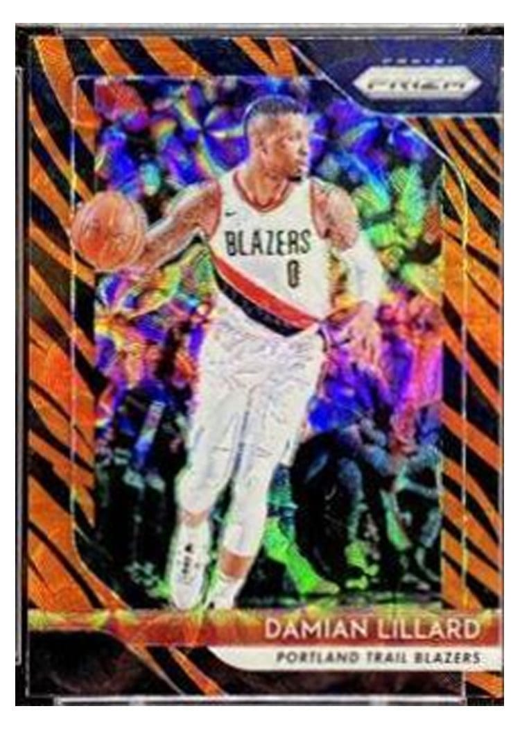 2018-19 Panini Prizm Base Set Damian Lillard #81 card
