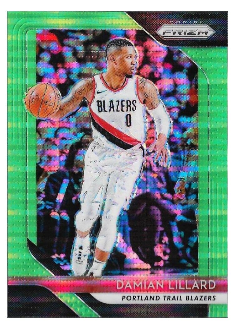2018-19 Panini Prizm Base Set Damian Lillard #81 card