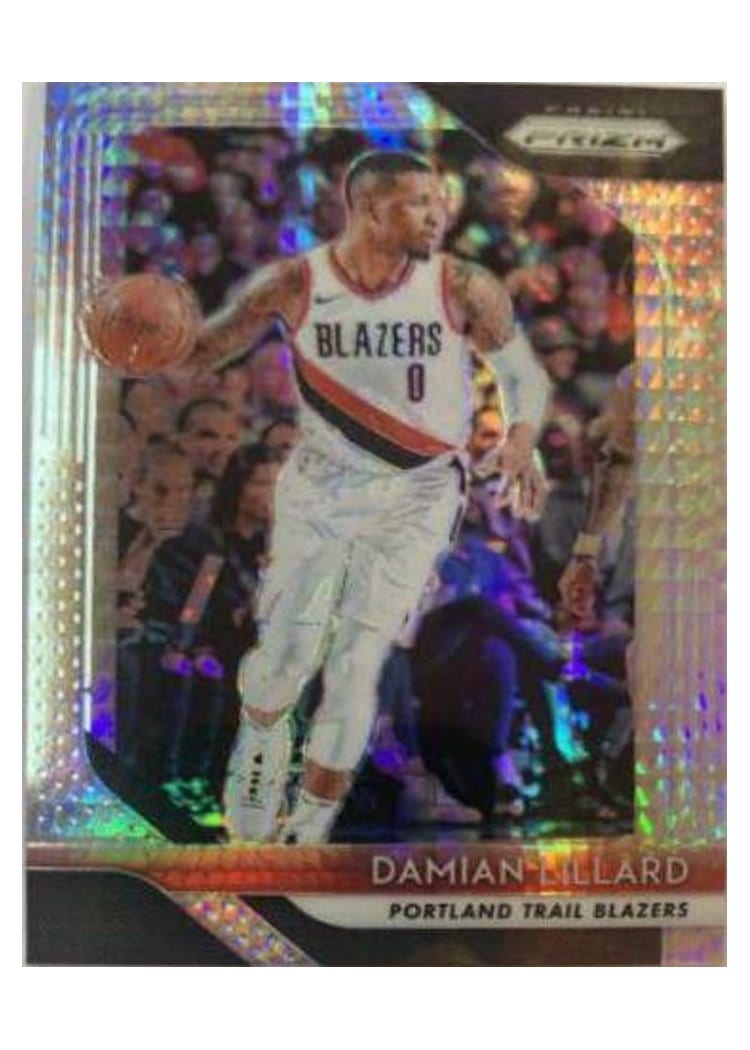 2018-19 Panini Prizm Base Set Damian Lillard #81 card