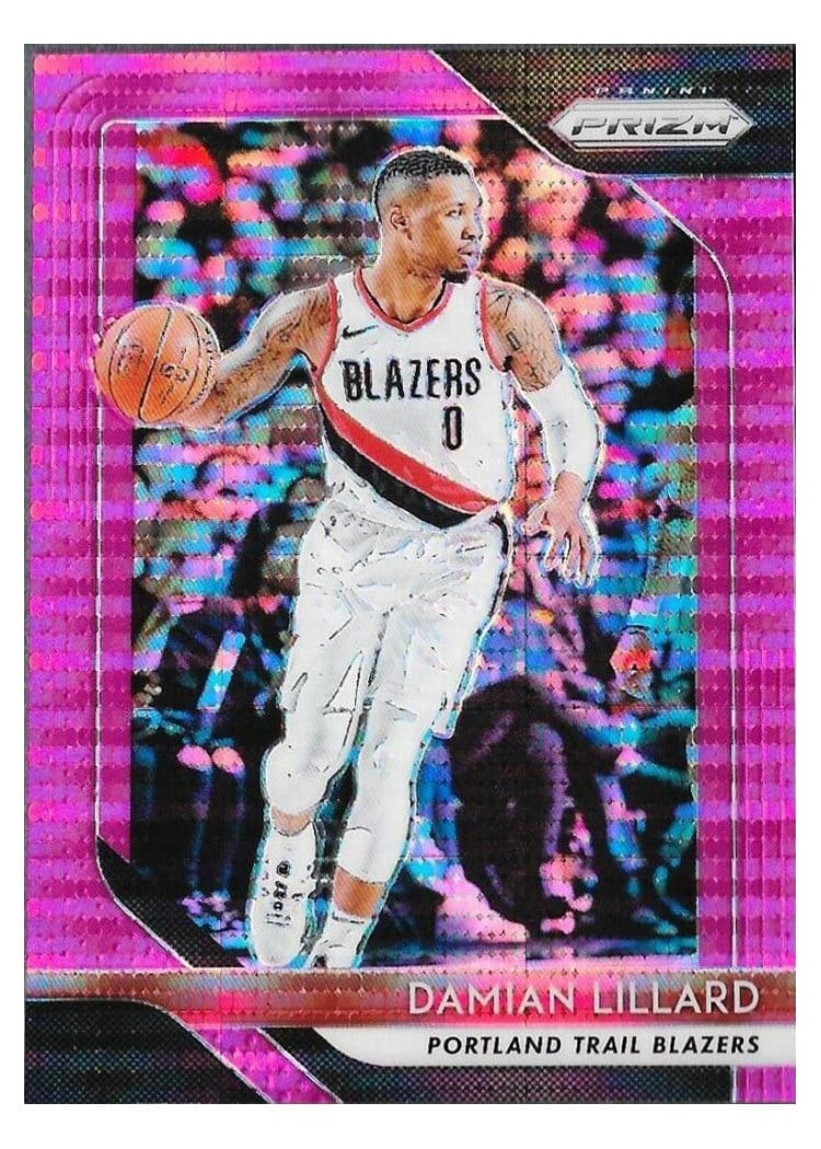 2018-19 Panini Prizm Base Set Damian Lillard #81 card