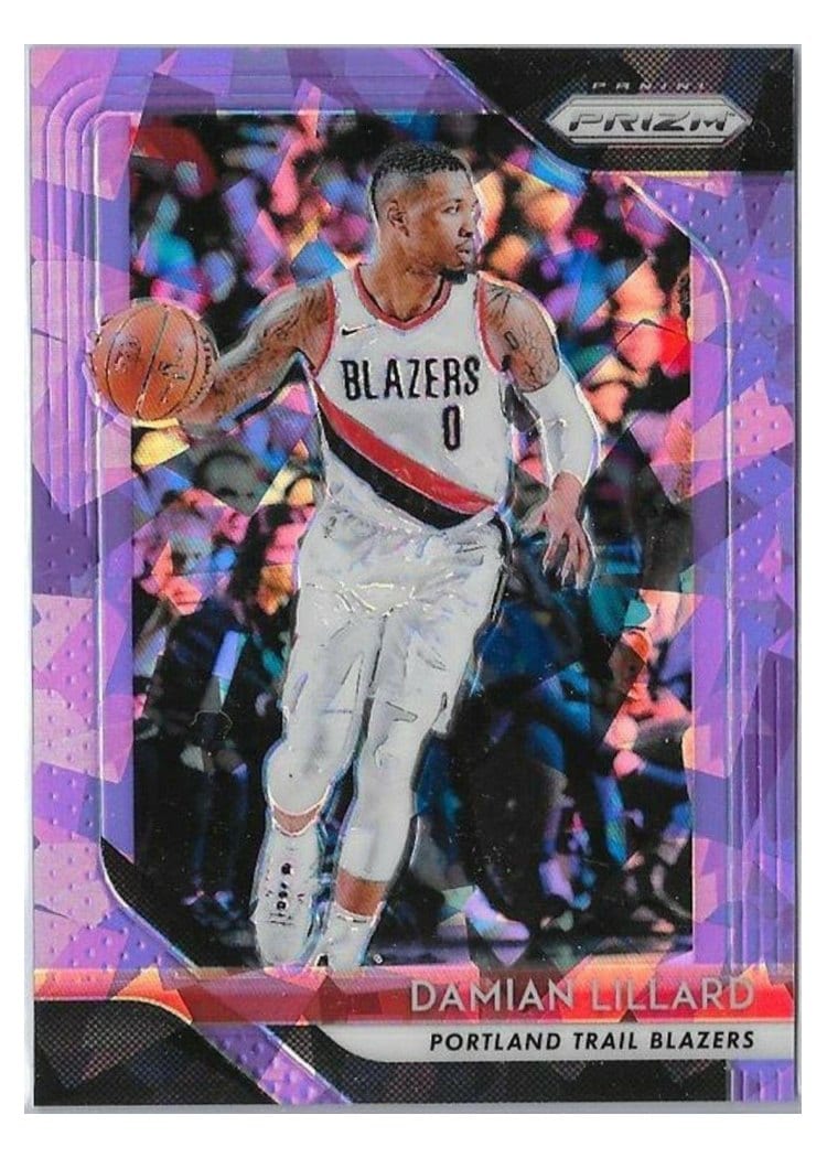 2018-19 Panini Prizm Base Set Damian Lillard #81 card