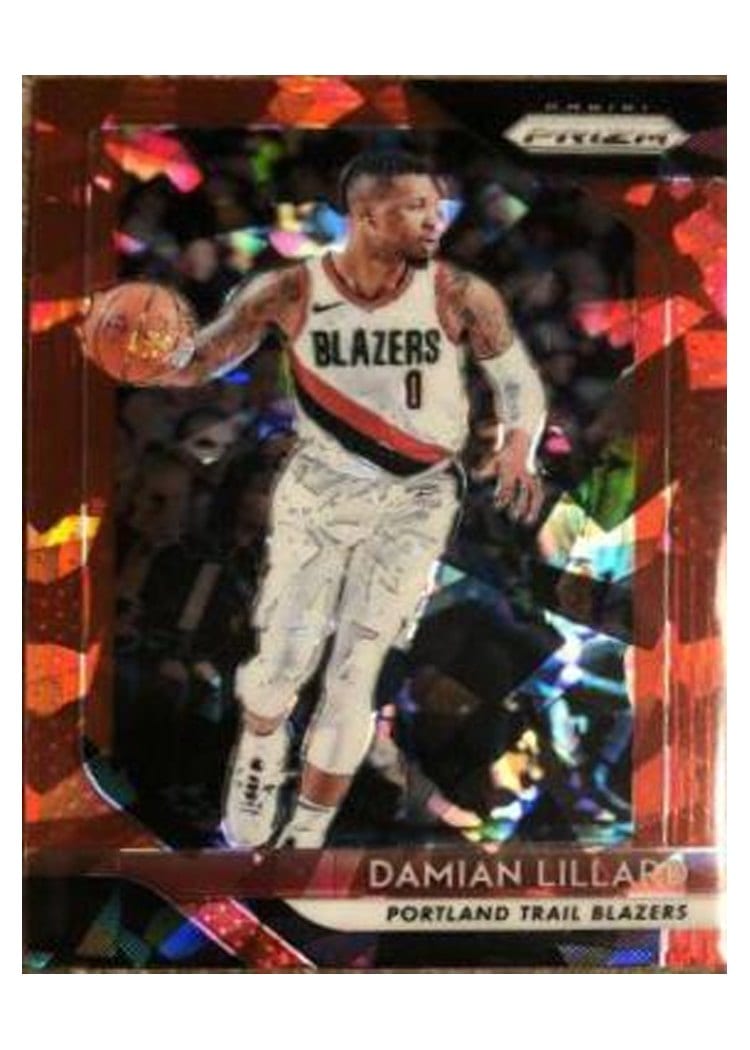 2018-19 Panini Prizm Base Set Damian Lillard #81 card