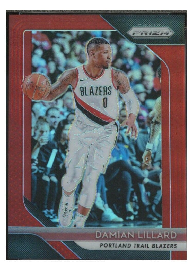 2018-19 Panini Prizm Base Set Damian Lillard #81 card
