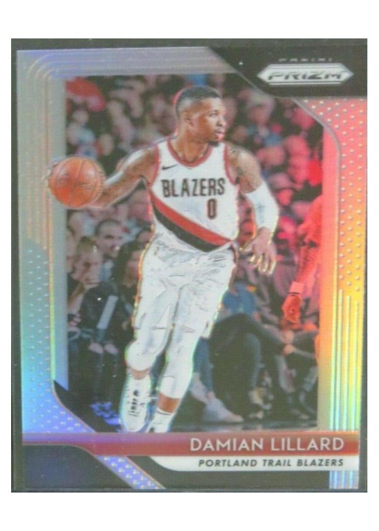 2018-19 Panini Prizm Base Set Damian Lillard #81 card