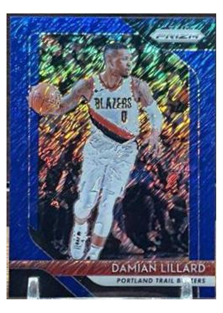 2018-19 Panini Prizm Base Set Damian Lillard #81 card