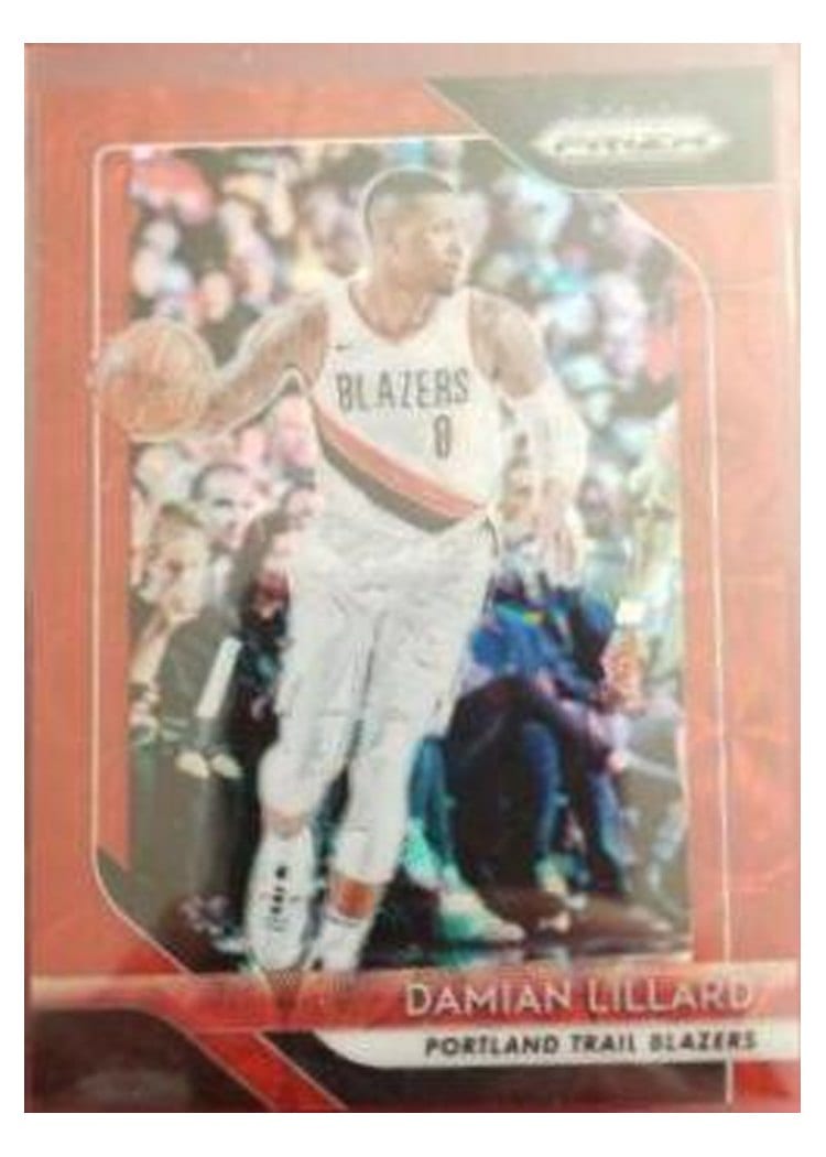 2018-19 Panini Prizm Base Set Damian Lillard #81 card