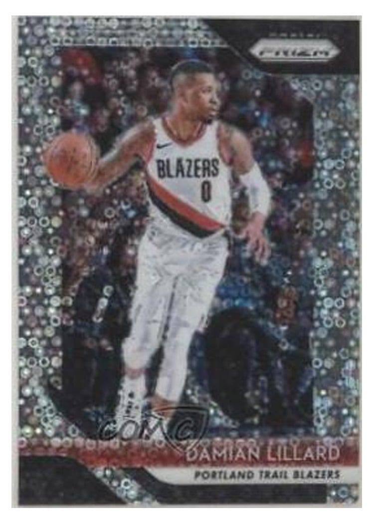 2018-19 Panini Prizm Base Set Damian Lillard #81 card