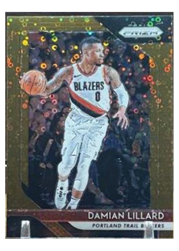 2018-19 Panini Prizm Base Set Damian Lillard #81 card