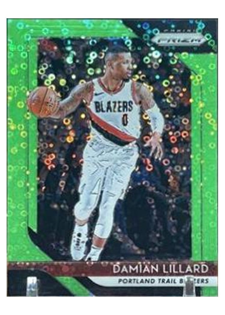 2018-19 Panini Prizm Base Set Damian Lillard #81 card