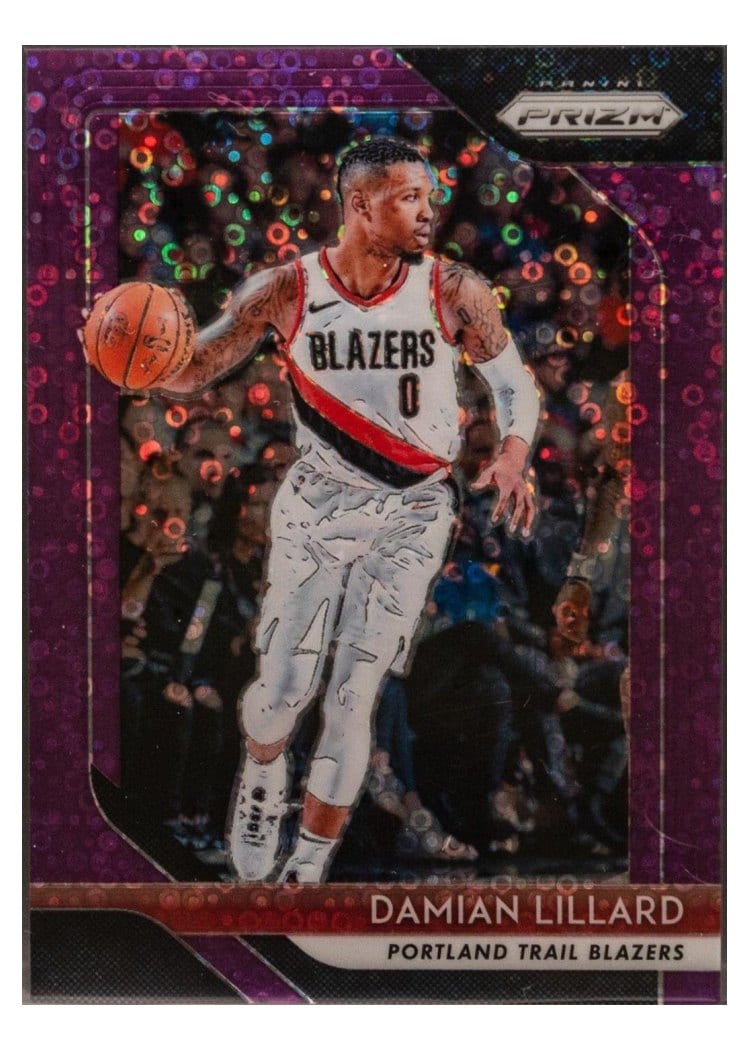2018-19 Panini Prizm Base Set Damian Lillard #81 card
