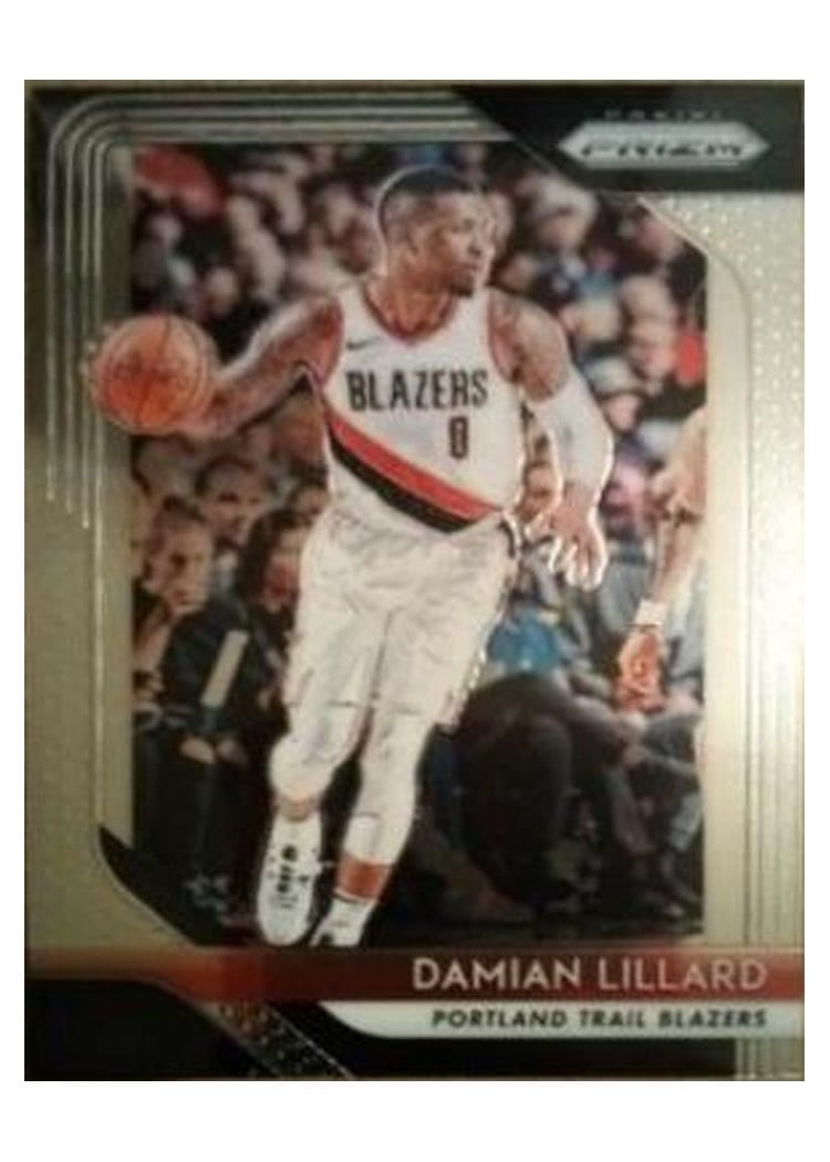 2018-19 Panini Prizm Base Set Damian Lillard #81 card