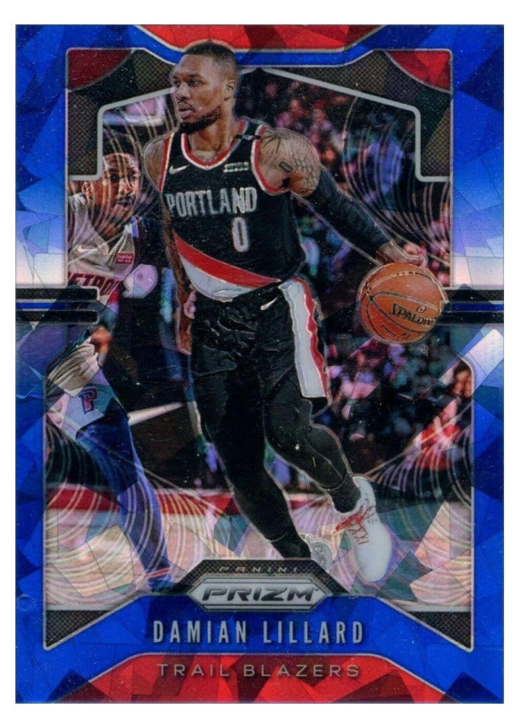 2019-20 Panini Prizm Base Set Damian Lillard #112 card