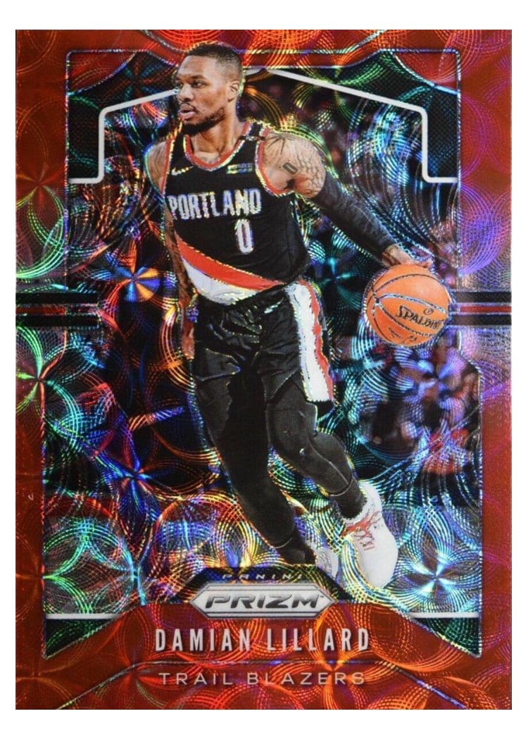 2019-20 Panini Prizm Base Set Damian Lillard #112 card
