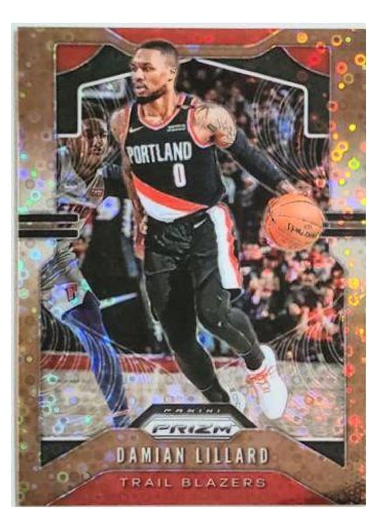 2019-20 Panini Prizm Base Set Damian Lillard #112 card