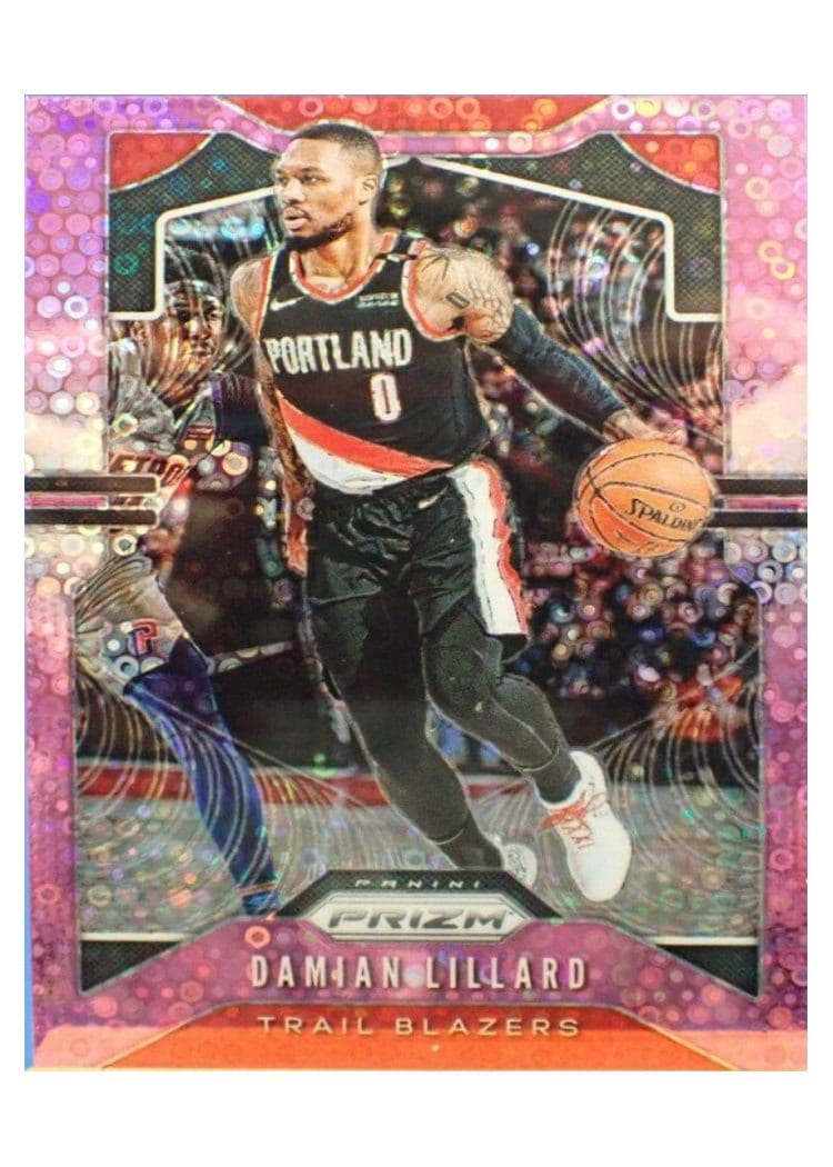 2019-20 Panini Prizm Base Set Damian Lillard #112 card