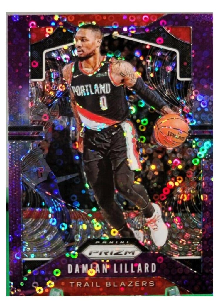 2019-20 Panini Prizm Base Set Damian Lillard #112 card
