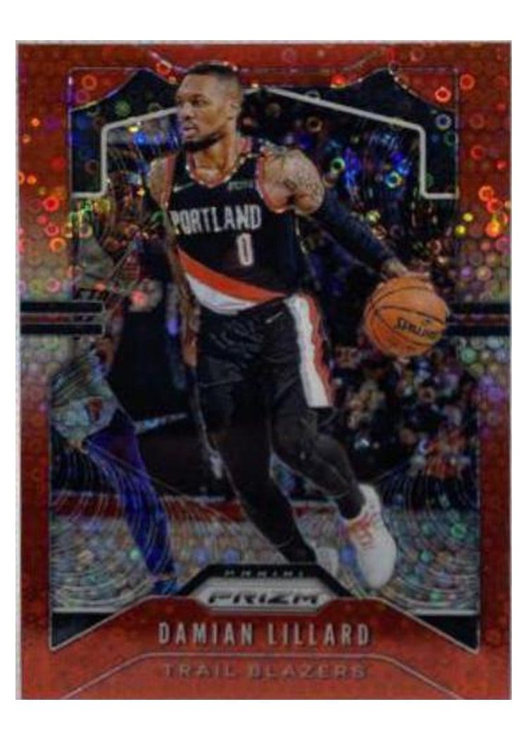 2019-20 Panini Prizm Base Set Damian Lillard #112 card