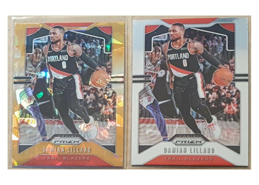 2019-20 Panini Prizm Base Set Damian Lillard #112 card