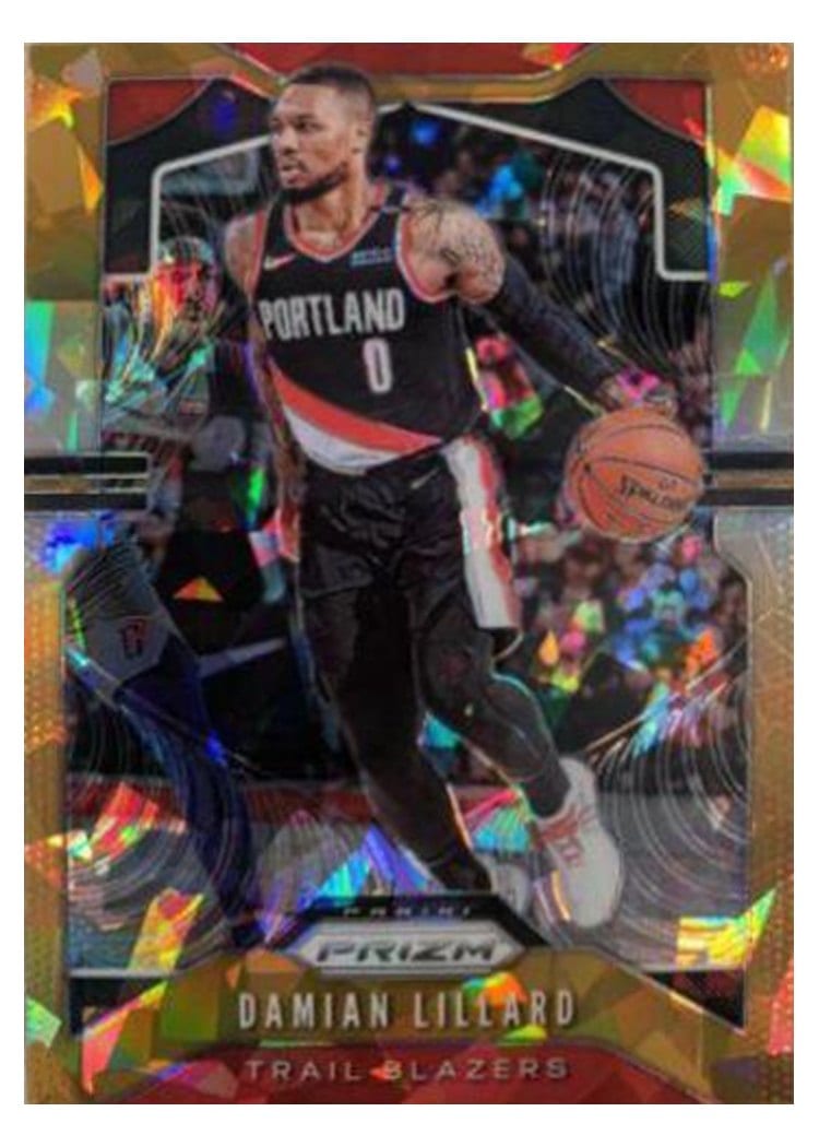 2019-20 Panini Prizm Base Set Damian Lillard #112 card