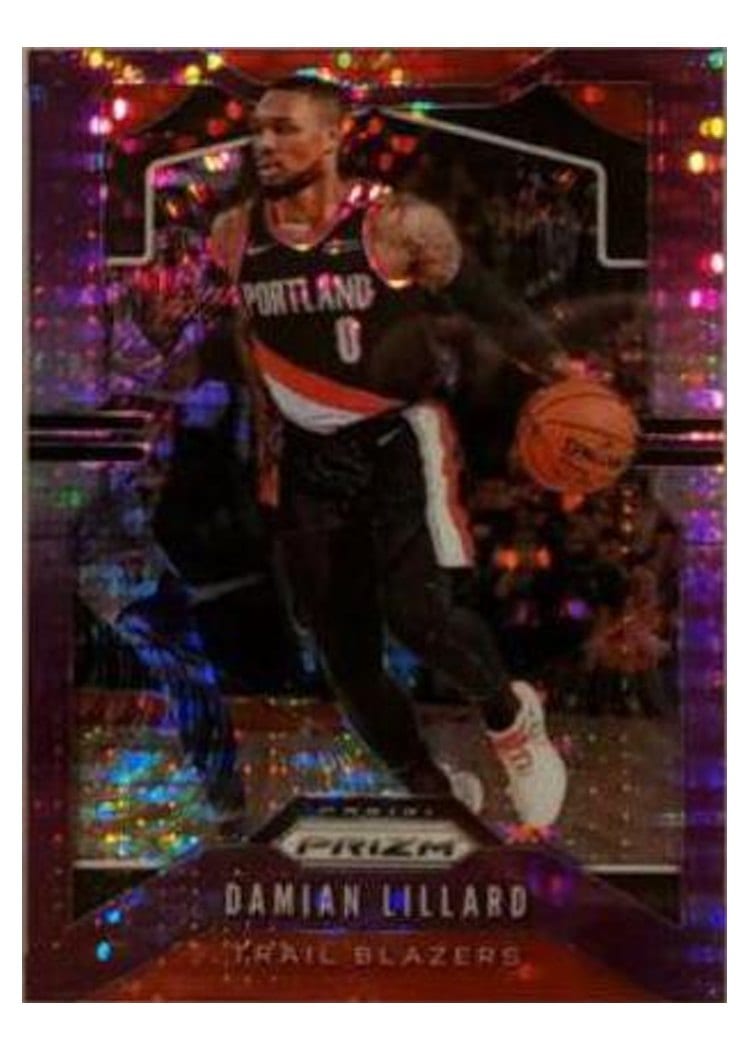 2019-20 Panini Prizm Base Set Damian Lillard #112 card
