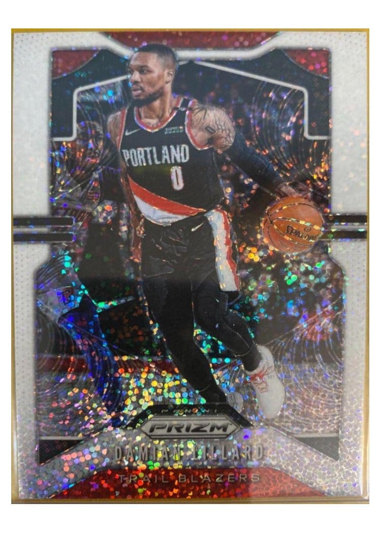 2019-20 Panini Prizm Base Set Damian Lillard #112 card