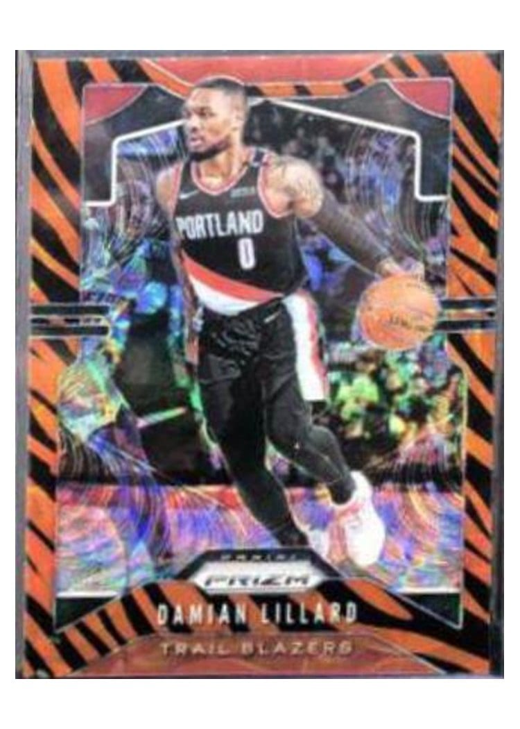 2019-20 Panini Prizm Base Set Damian Lillard #112 card