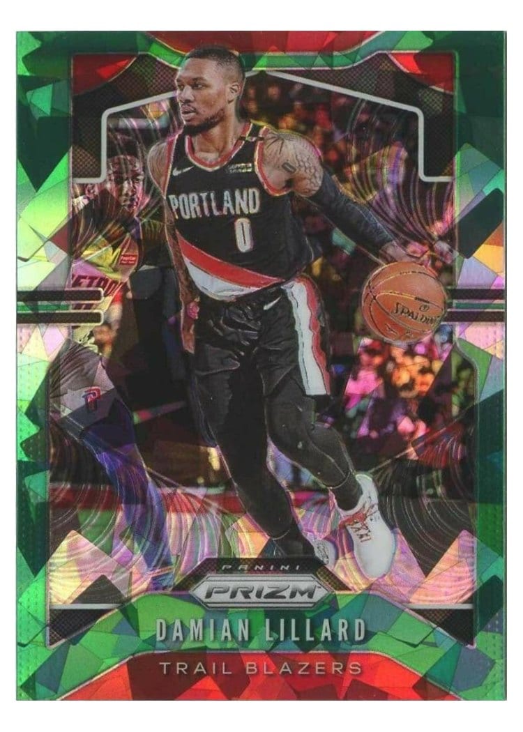 2019-20 Panini Prizm Base Set Damian Lillard #112 card