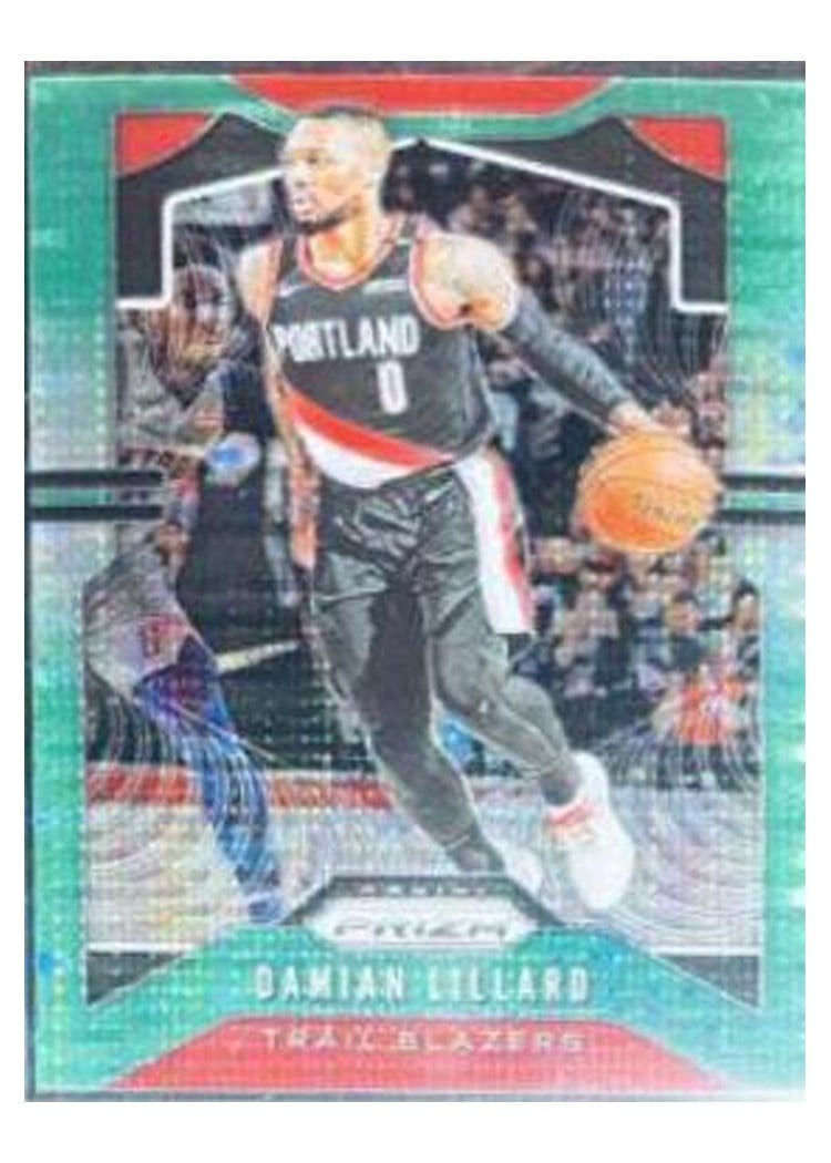 2019-20 Panini Prizm Base Set Damian Lillard #112 card