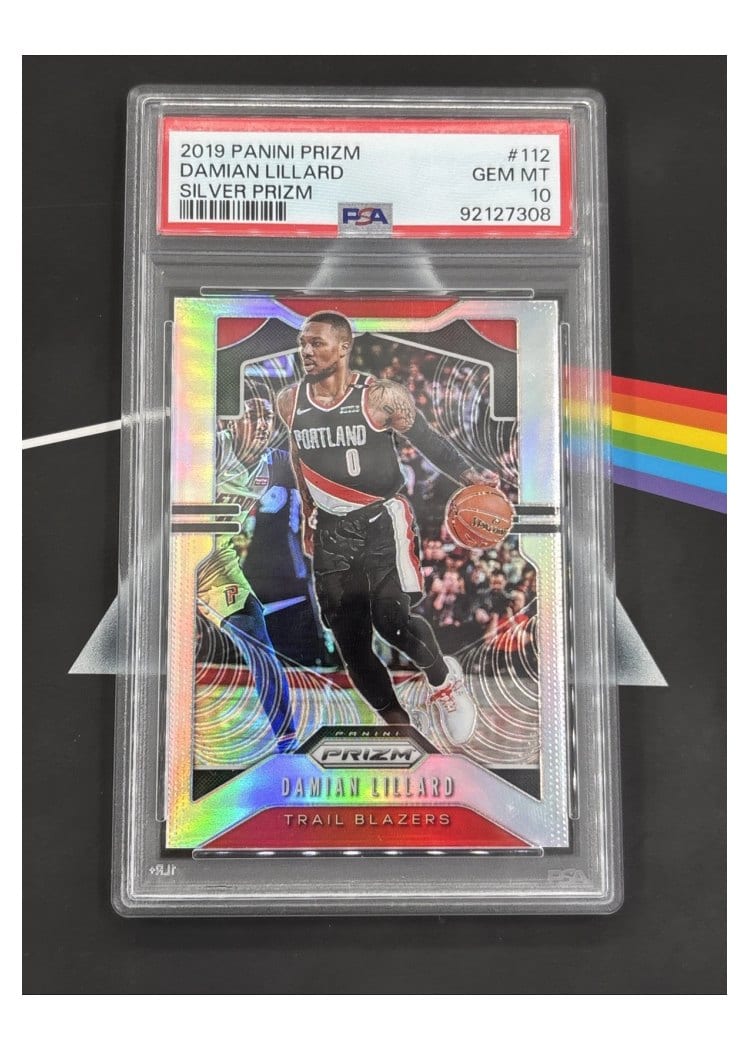 2019-20 Panini Prizm Base Set Damian Lillard #112 card