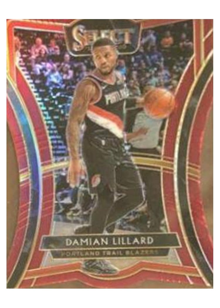 2019-20 Panini Select Base Set Damian Lillard #106 card