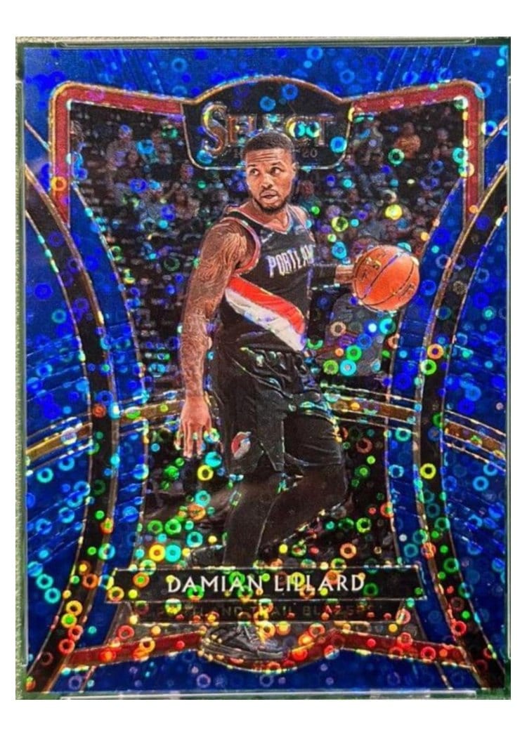 2019-20 Panini Select Base Set Damian Lillard #106 card
