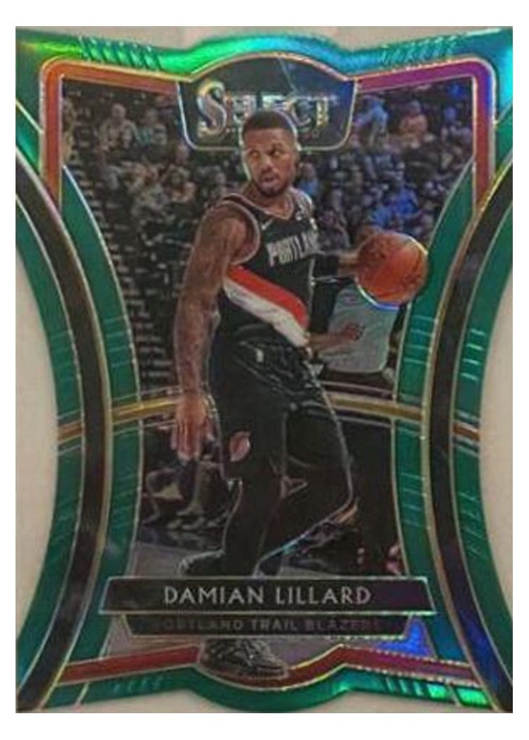 2019-20 Panini Select Base Set Damian Lillard #106 card