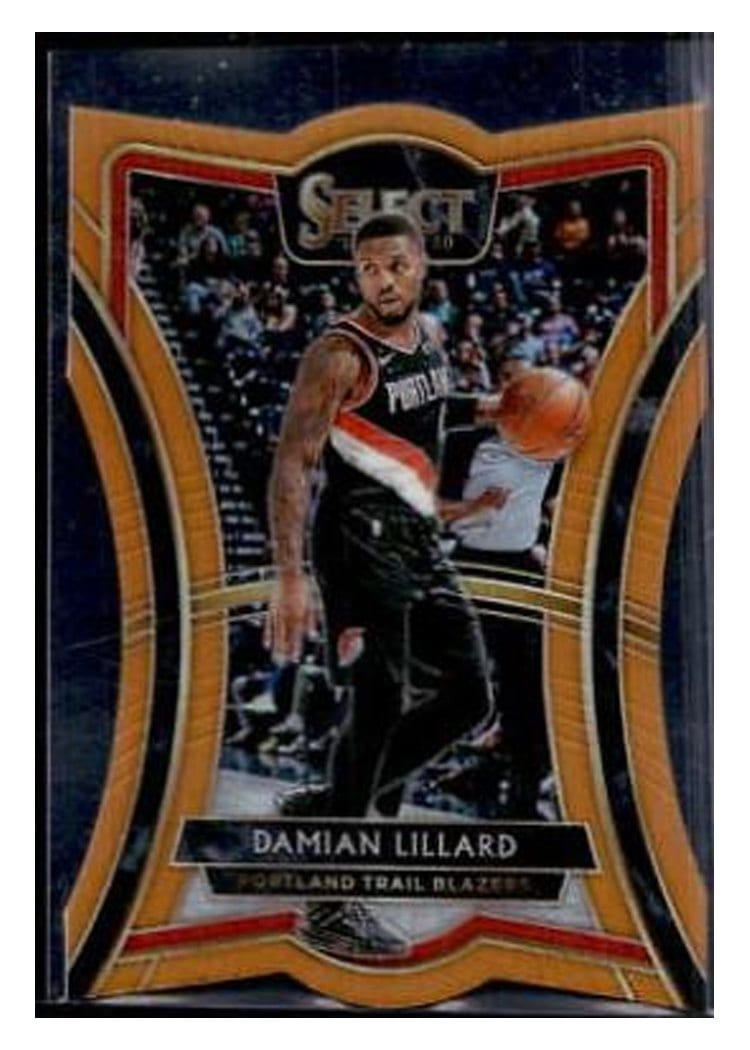 2019-20 Panini Select Base Set Damian Lillard #106 card