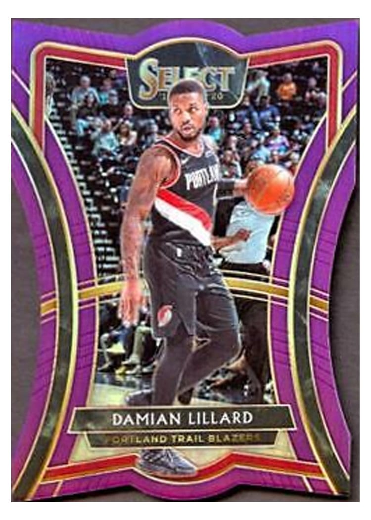 2019-20 Panini Select Base Set Damian Lillard #106 card