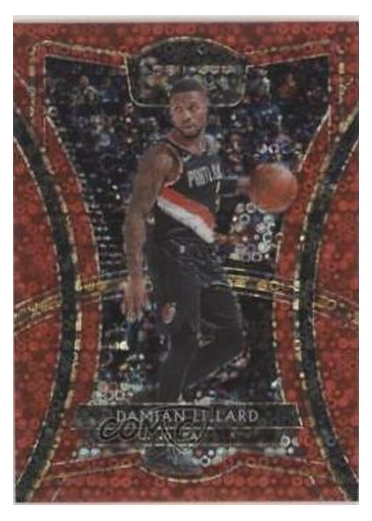 2019-20 Panini Select Base Set Damian Lillard #106 card