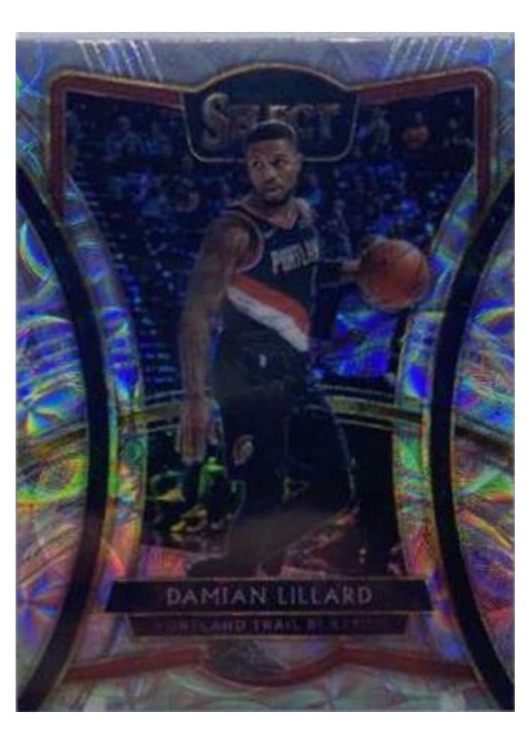 2019-20 Panini Select Base Set Damian Lillard #106 card