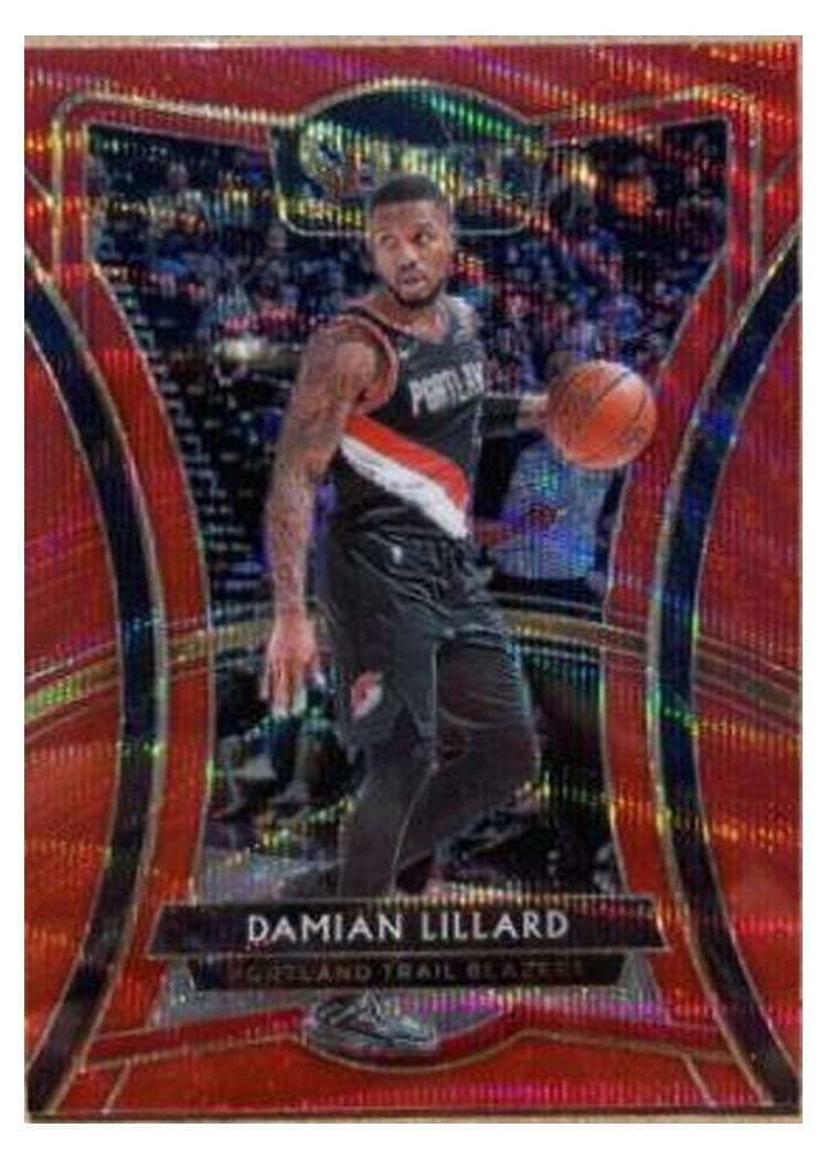 2019-20 Panini Select Base Set Damian Lillard #106 card