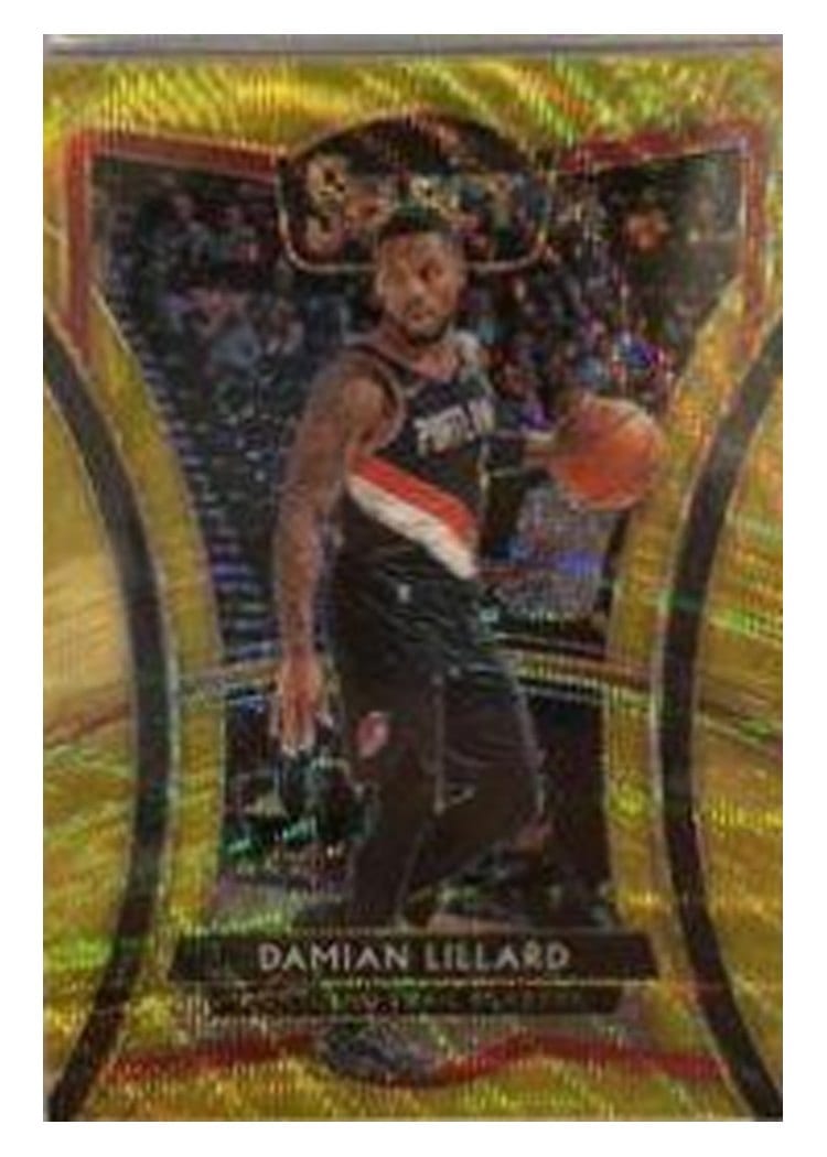 2019-20 Panini Select Base Set Damian Lillard #106 card