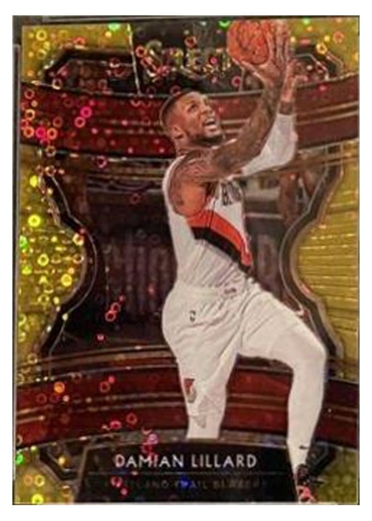 2019-20 Panini Select Base Set Damian Lillard #78 card