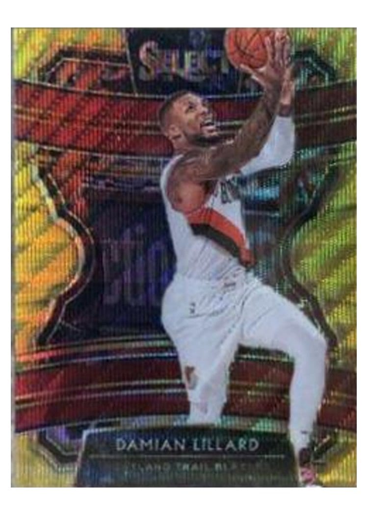 2019-20 Panini Select Base Set Damian Lillard #78 card