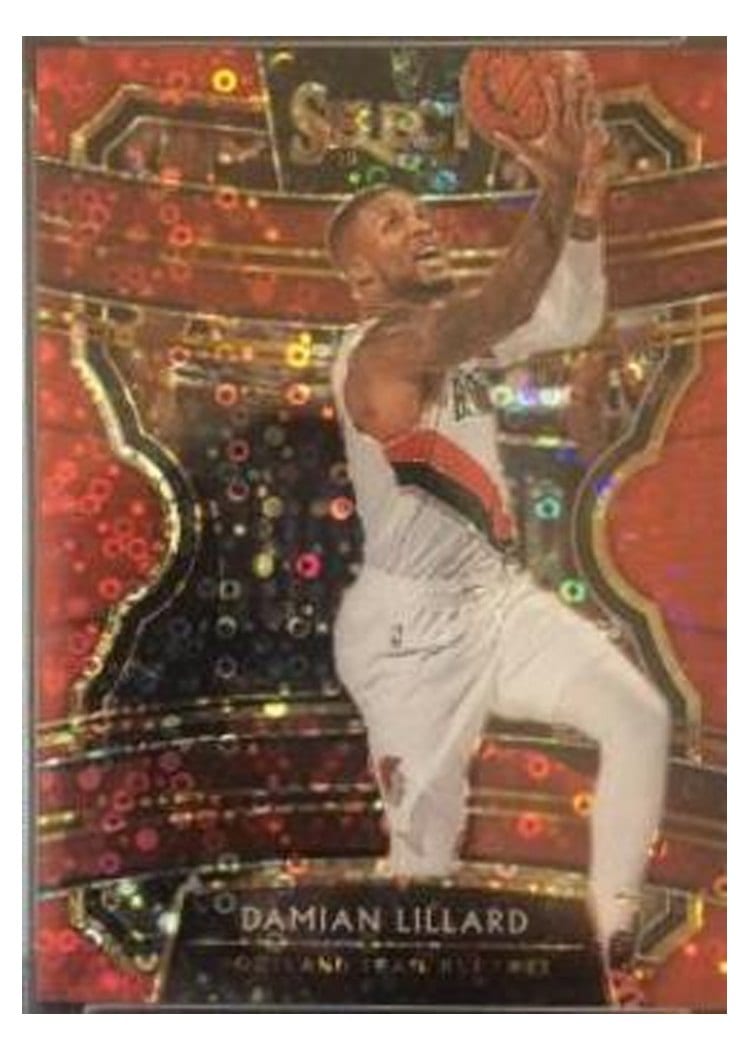 2019-20 Panini Select Base Set Damian Lillard #78 card