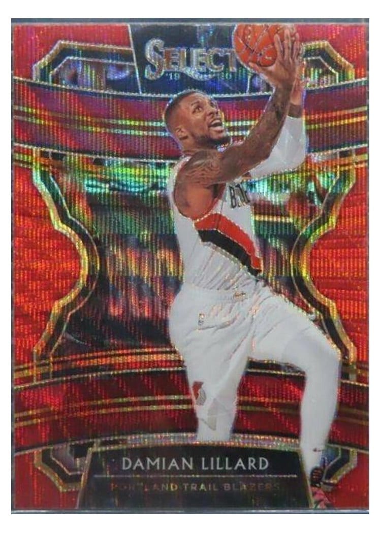 2019-20 Panini Select Base Set Damian Lillard #78 card