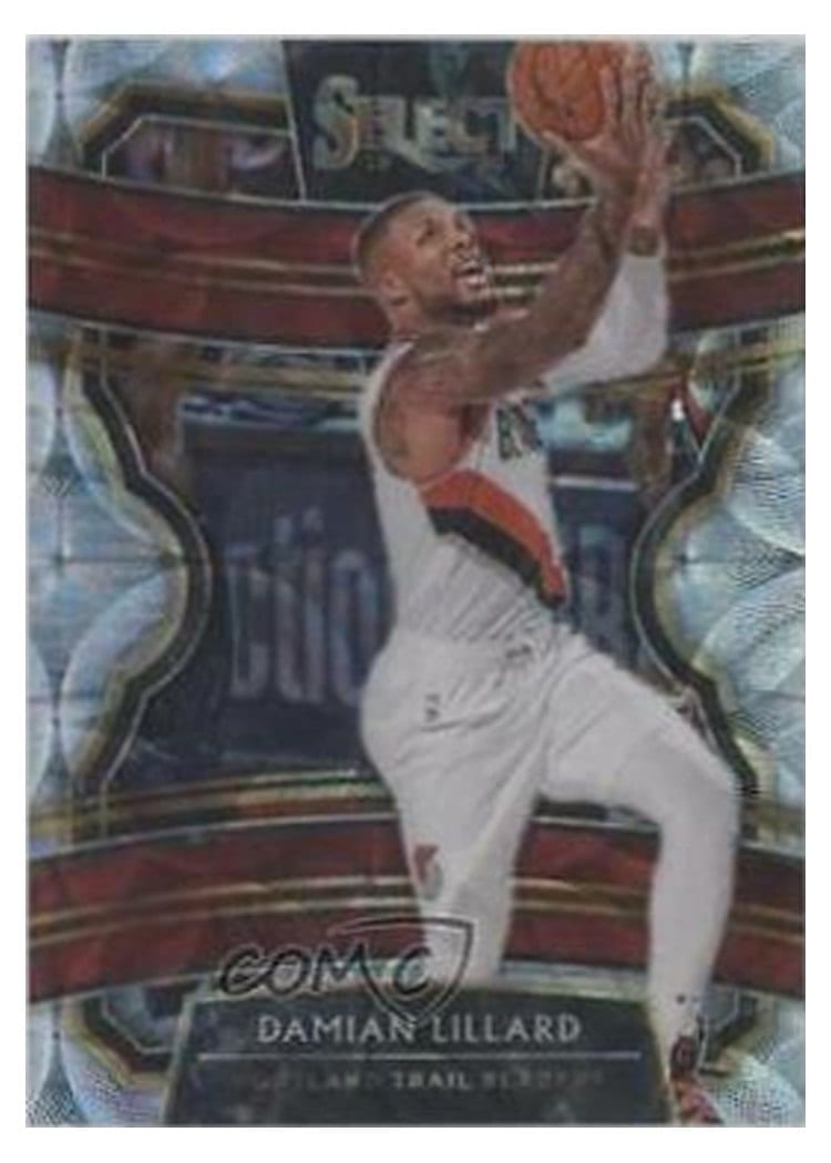 2019-20 Panini Select Base Set Damian Lillard #78 card